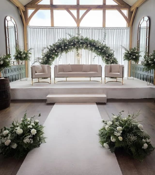 Circle Arch stage by Diamond Events