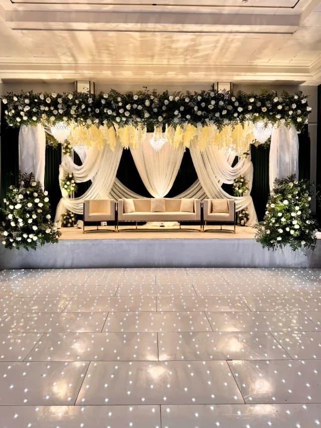 Mandap Style stage by Diamond Events